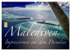 Malediven Impressionen aus dem Paradies (Wandkalender 2024 DIN A2 quer), CALVENDO Monatskalender