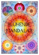 Blühende Mandalas (Wandkalender 2024 DIN A4 hoch), CALVENDO Monatskalender
