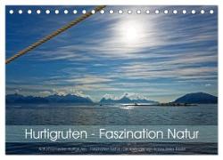 Hurtigruten - Faszination Natur (Tischkalender 2024 DIN A5 quer), CALVENDO Monatskalender