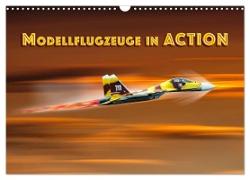 Modellflugzeuge in ACTION (Wandkalender 2024 DIN A3 quer), CALVENDO Monatskalender