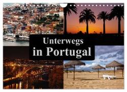 Unterwegs in Portugal (Wandkalender 2024 DIN A4 quer), CALVENDO Monatskalender