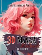 Manga Malbuch für Mädchen