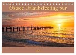 Ostsee Urlaubsfeeling pur (Tischkalender 2024 DIN A5 quer), CALVENDO Monatskalender