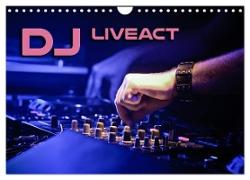 DJ Liveact (Wandkalender 2024 DIN A4 quer), CALVENDO Monatskalender