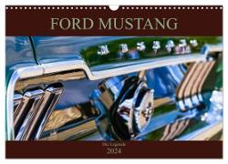 Ford Mustang - Die Legende (Wandkalender 2024 DIN A3 quer), CALVENDO Monatskalender