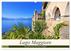 Lago Maggiore - Bezaubernde Orte am Ostufer (Wandkalender 2024 DIN A2 quer), CALVENDO Monatskalender