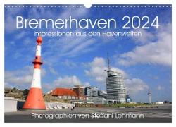 Bremerhaven 2024. Impressionen aus den Havenwelten (Wandkalender 2024 DIN A3 quer), CALVENDO Monatskalender