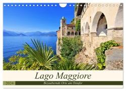 Lago Maggiore - Bezaubernde Orte am Ostufer (Wandkalender 2024 DIN A4 quer), CALVENDO Monatskalender