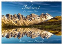 Tirol 2024 - die schönsten Plätze (Wandkalender 2024 DIN A2 quer), CALVENDO Monatskalender