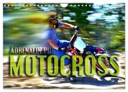 Motocross - Adrenalin pur (Wandkalender 2024 DIN A4 quer), CALVENDO Monatskalender