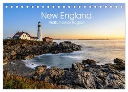 New England - Vielfalt einer Region (Tischkalender 2024 DIN A5 quer), CALVENDO Monatskalender