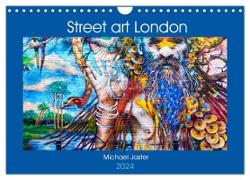 Street art London Michael Jaster (Wandkalender 2024 DIN A4 quer), CALVENDO Monatskalender