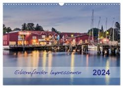 Eckernförder Impressionen (Wandkalender 2024 DIN A3 quer), CALVENDO Monatskalender