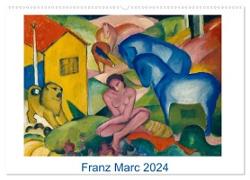 Franz Marc 2024 (Wandkalender 2024 DIN A2 quer), CALVENDO Monatskalender