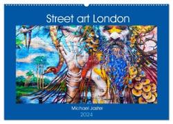 Street art London Michael Jaster (Wandkalender 2024 DIN A2 quer), CALVENDO Monatskalender