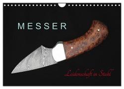 Messer - Leidenschaft in Stahl (Wandkalender 2024 DIN A4 quer), CALVENDO Monatskalender