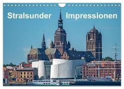 Stralsunder Impressionen (Wandkalender 2024 DIN A4 quer), CALVENDO Monatskalender