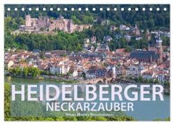 Heidelberger Neckarzauber (Tischkalender 2024 DIN A5 quer), CALVENDO Monatskalender