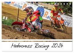 Motocross Racing 2024 (Tischkalender 2024 DIN A5 quer), CALVENDO Monatskalender