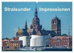 Stralsunder Impressionen (Wandkalender 2024 DIN A2 quer), CALVENDO Monatskalender