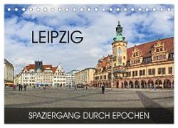Leipzig - Spaziergang durch Epochen (Tischkalender 2024 DIN A5 quer), CALVENDO Monatskalender