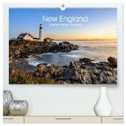 New England - Vielfalt einer Region (hochwertiger Premium Wandkalender 2024 DIN A2 quer), Kunstdruck in Hochglanz
