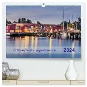 Eckernförder Impressionen (hochwertiger Premium Wandkalender 2024 DIN A2 quer), Kunstdruck in Hochglanz