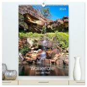 Wasserfälle aus aller Welt (hochwertiger Premium Wandkalender 2024 DIN A2 hoch), Kunstdruck in Hochglanz