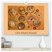 Uhr-Werk-Kunst (hochwertiger Premium Wandkalender 2024 DIN A2 quer), Kunstdruck in Hochglanz