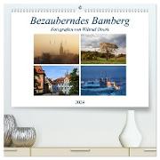 Bezauberndes Bamberg (hochwertiger Premium Wandkalender 2024 DIN A2 quer), Kunstdruck in Hochglanz