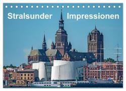 Stralsunder Impressionen (Tischkalender 2024 DIN A5 quer), CALVENDO Monatskalender