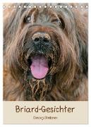 Briard-Gesichter (Tischkalender 2024 DIN A5 hoch), CALVENDO Monatskalender