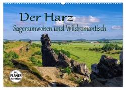 Der Harz - Sagenumwoben und Wildromantisch (Wandkalender 2024 DIN A2 quer), CALVENDO Monatskalender