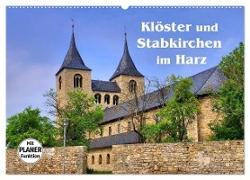 Klöster und Stabkirchen im Harz (Wandkalender 2024 DIN A2 quer), CALVENDO Monatskalender