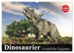 Dinosaurier. Urzeitliche Giganten (Wandkalender 2024 DIN A2 quer), CALVENDO Monatskalender