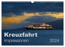 Kreuzfahrt Impressionen (Wandkalender 2024 DIN A3 quer), CALVENDO Monatskalender