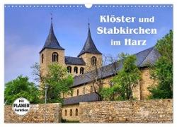 Klöster und Stabkirchen im Harz (Wandkalender 2024 DIN A3 quer), CALVENDO Monatskalender