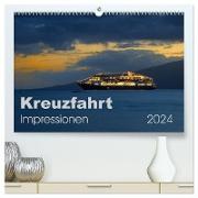 Kreuzfahrt Impressionen (hochwertiger Premium Wandkalender 2024 DIN A2 quer), Kunstdruck in Hochglanz