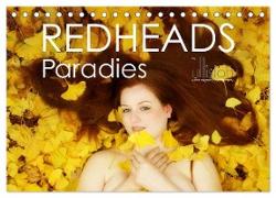 REDHEADS Paradies (Tischkalender 2024 DIN A5 quer), CALVENDO Monatskalender