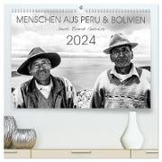 Menschen aus Peru und Bolivien (hochwertiger Premium Wandkalender 2024 DIN A2 quer), Kunstdruck in Hochglanz