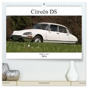 Citroën DS - Göttin in weiß (hochwertiger Premium Wandkalender 2024 DIN A2 quer), Kunstdruck in Hochglanz