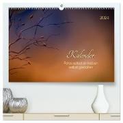 Kalender, Fotos selbst einkleben, selbst gestalten (hochwertiger Premium Wandkalender 2024 DIN A2 quer), Kunstdruck in Hochglanz