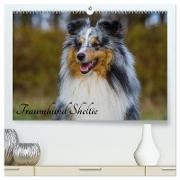 Traumhund Sheltie (hochwertiger Premium Wandkalender 2024 DIN A2 quer), Kunstdruck in Hochglanz