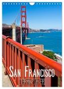 SAN FRANCISCO Terminplaner (Wandkalender 2024 DIN A4 hoch), CALVENDO Monatskalender