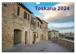 Toskana - 2024 (Wandkalender 2024 DIN A4 quer), CALVENDO Monatskalender