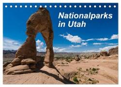 Nationalparks in Utah (Tischkalender 2024 DIN A5 quer), CALVENDO Monatskalender