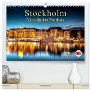 Stockholm - Venedig des Nordens (hochwertiger Premium Wandkalender 2024 DIN A2 quer), Kunstdruck in Hochglanz