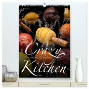 Crazy Kitchen - Der verrückte Küchenplaner (hochwertiger Premium Wandkalender 2024 DIN A2 hoch), Kunstdruck in Hochglanz