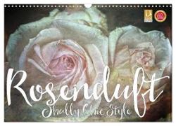 Rosenduft Shabby Chic Style (Wandkalender 2024 DIN A3 quer), CALVENDO Monatskalender