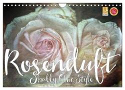 Rosenduft Shabby Chic Style (Wandkalender 2024 DIN A4 quer), CALVENDO Monatskalender